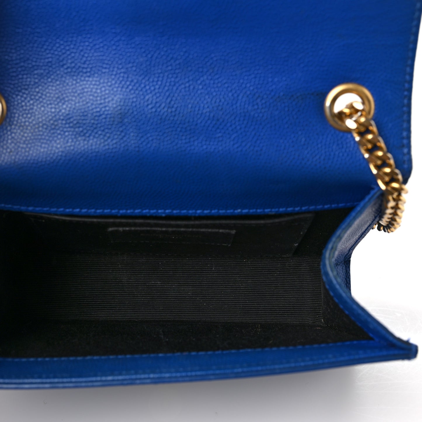 Grain De Poudre Small Classic Monogram Kate Satchel Royal Blue