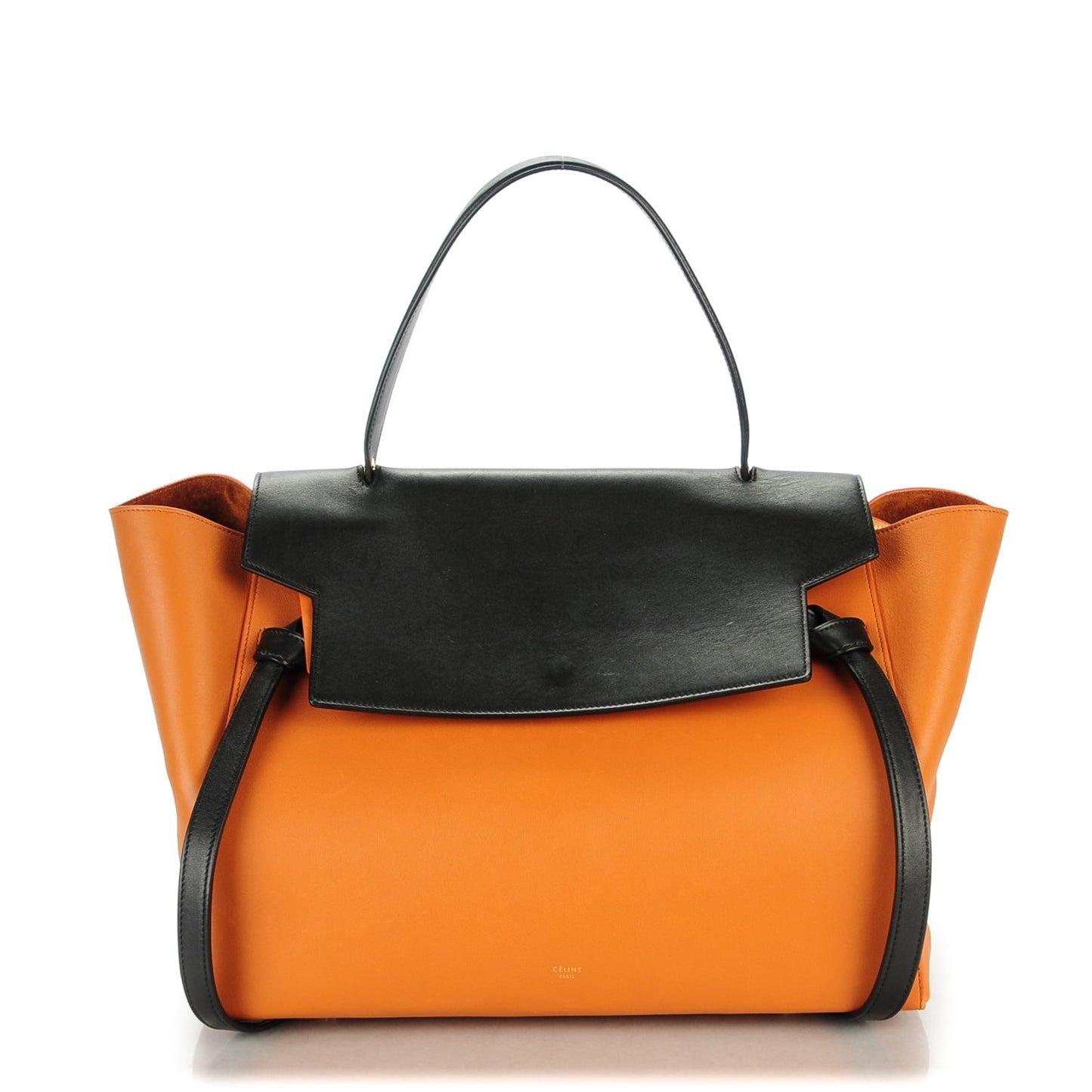 Smooth Calfskin Large Bi-Color Belt Bag Light Copper