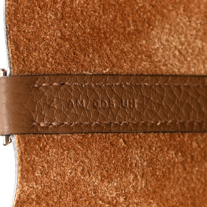 Hermes Taurillon Clemence Swift Eclat Picotin Lock 22 MM Alezan Biscuit 7 of 10