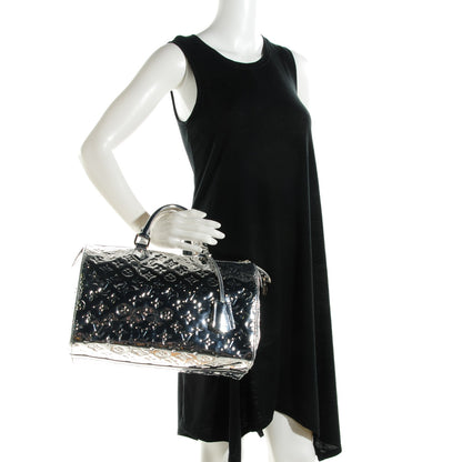 Louis Vuitton Monogram Miroir Speedy 30 Silver 2 of 7