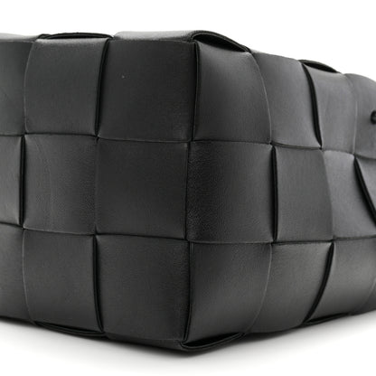 Bottega Veneta Nappa Maxi Intrecciato Small Cassette Bucket Bag Black 9 of 9