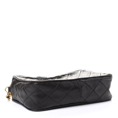 Chanel Lambskin Quilted Tassel Camera Case Black 3 of 4