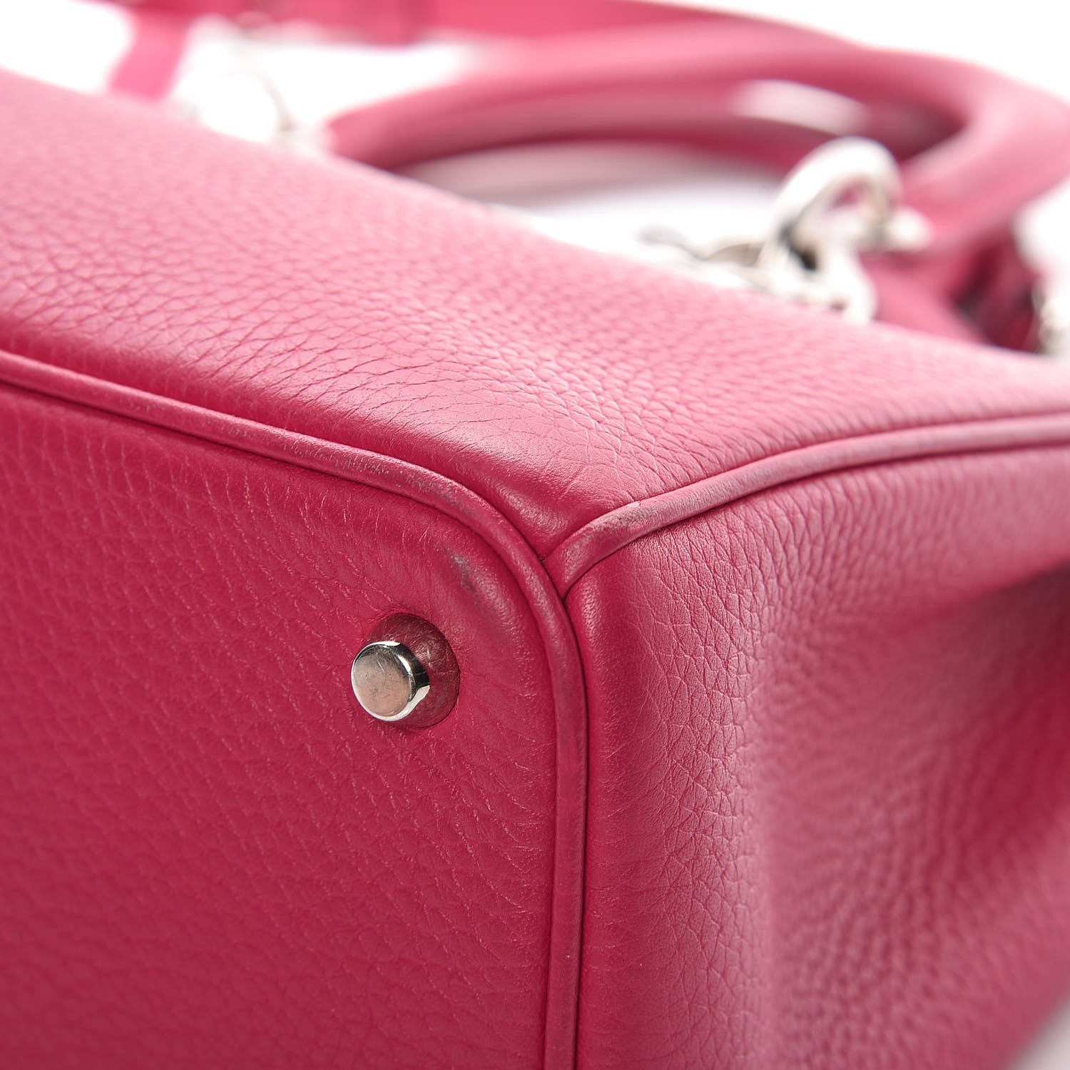 Christian Dior Calfskin Medium Diorissimo Bag Toxic Purple 19 of 21