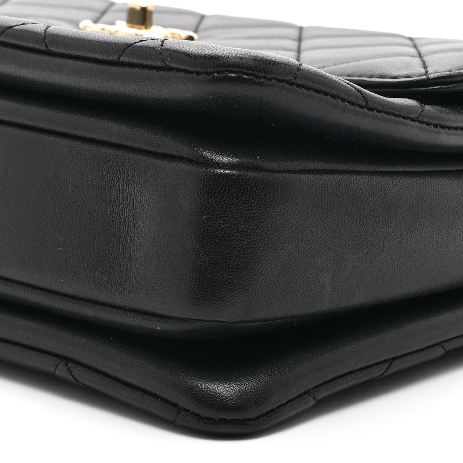 Chanel Lambskin Quilted Medium Trendy CC Flap Dual Handle Bag Black 10 of 10