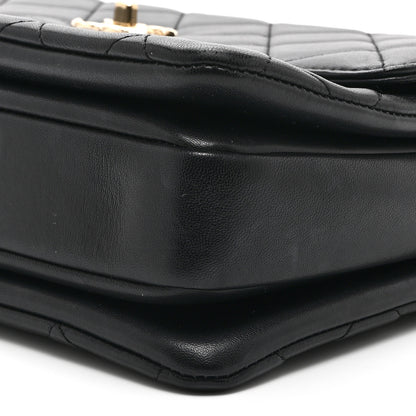 Chanel Lambskin Quilted Medium Trendy CC Flap Dual Handle Bag Black 10 of 10