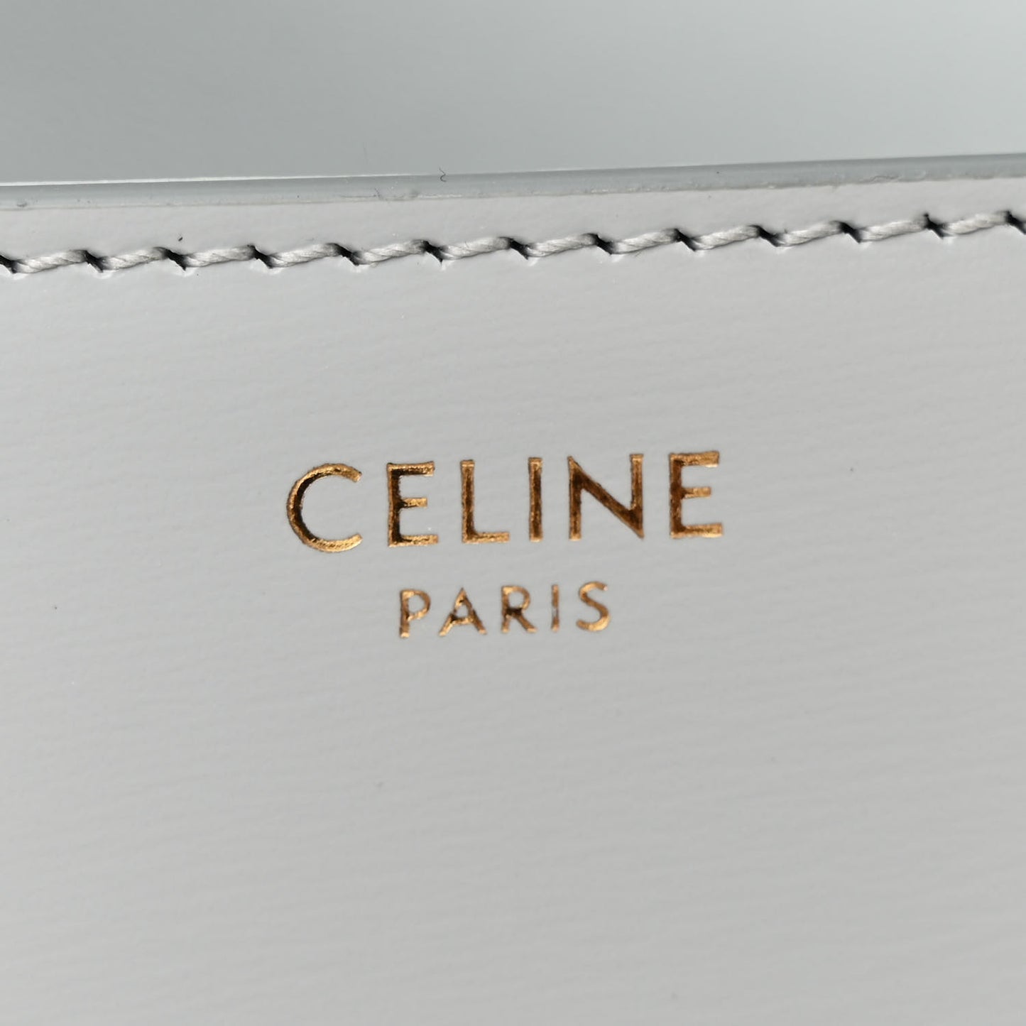 Shiny Calfskin Triomphe Shoulder Bag Soft Blue