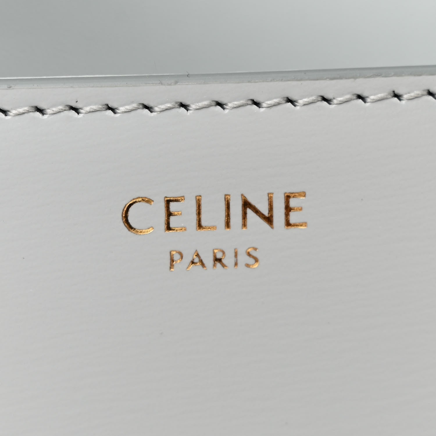 Celine Shiny Calfskin Triomphe Shoulder Bag Soft Blue 6 of 11