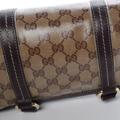 Gucci Crystal Monogram Duchessa Small Boston Bag Brown 20 of 22