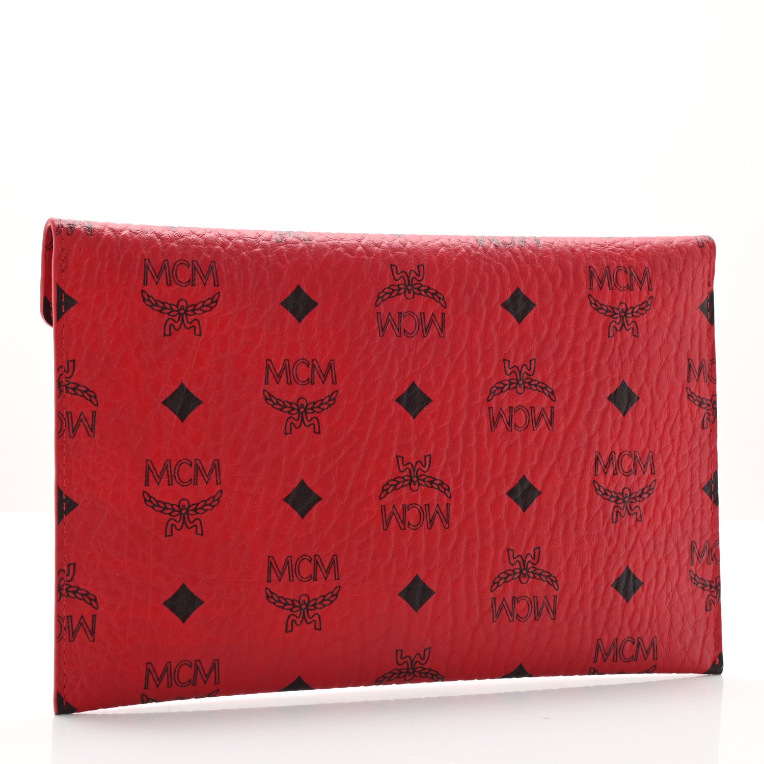 MCM Visetos Envelope Clutch Red 3 of 6