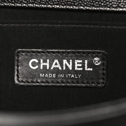 Chanel Caviar Quilted Medium Boy Flap Black 6 of 12