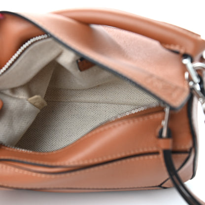 Loewe Calfskin Mini Puzzle Bag Tan 5 of 9