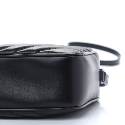Saint Laurent Calfskin Matelasse Monogram Lou Camera Bag Black 9 of 9