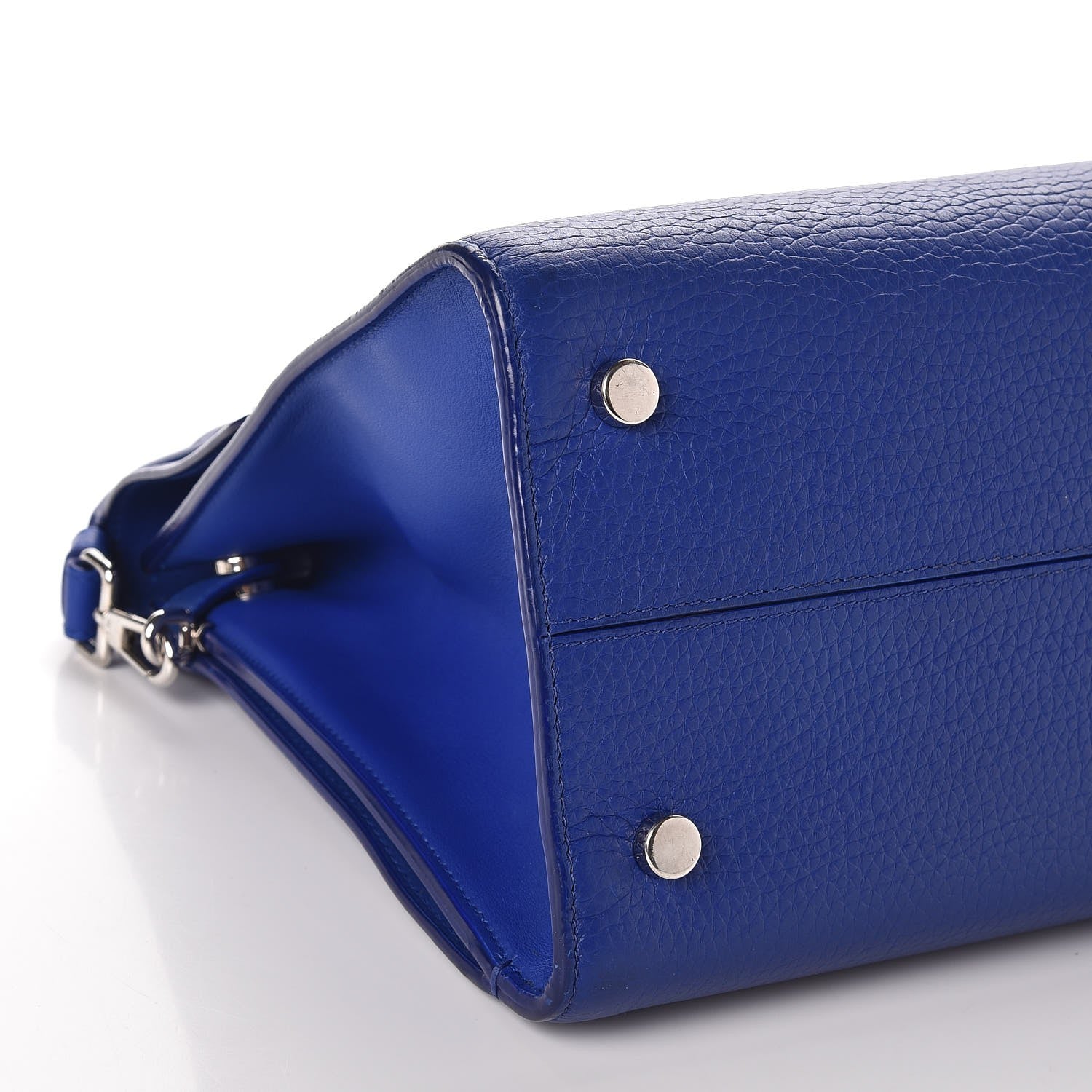 Christian Dior Bullcalf Medium Diorever Flap Yves Klein Blue 8 of 16