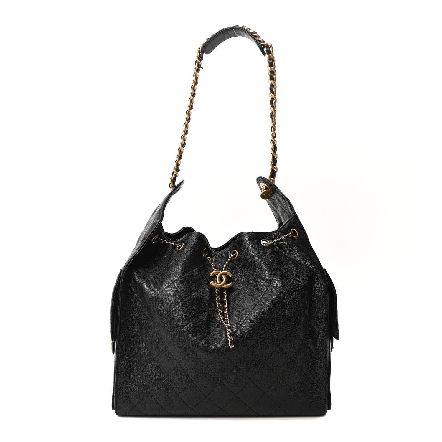 Chanel Caviar Quilted Medium Chanel 25 Handbag Black 1 of 11
