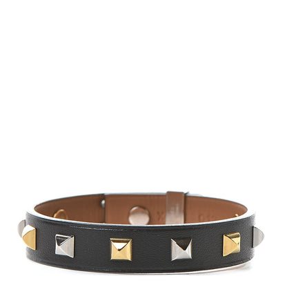 Hermes Swift Mini Dog Square Studded Bracelet T3 Black 3 of 7