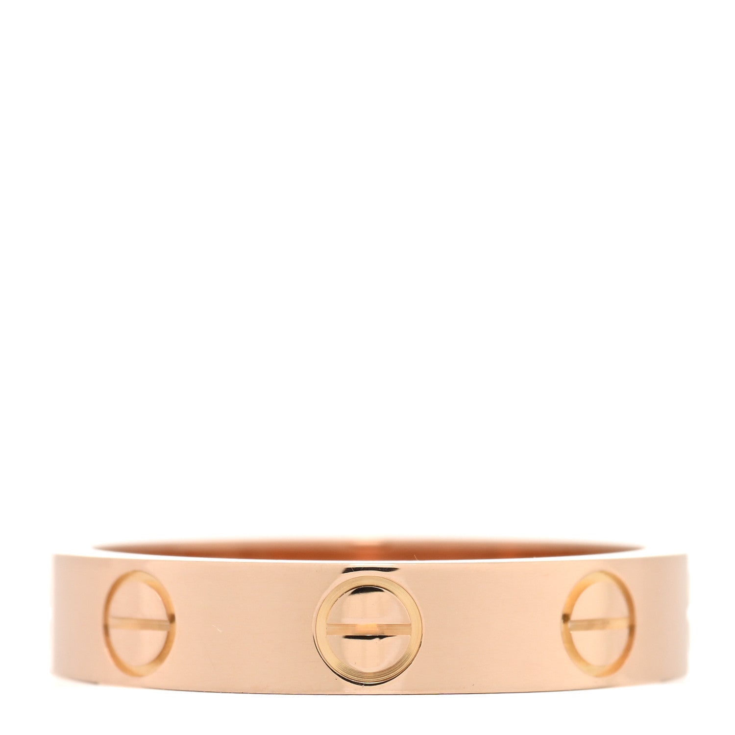 Cartier 18K Pink Gold 3.5mm LOVE Wedding Band Ring 49 5 3 of 4