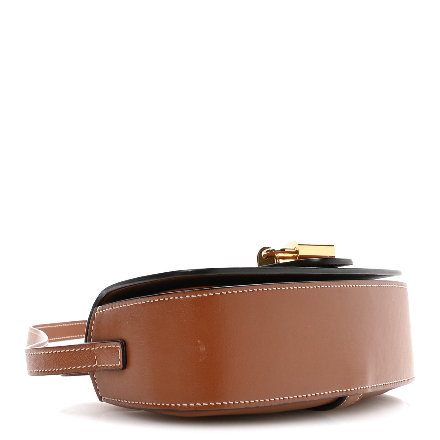 Smooth Calfskin Tabou Clutch On Strap Tan