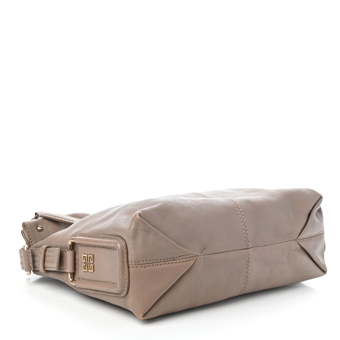 Sugar Goatskin Shoulder Bag Beige
