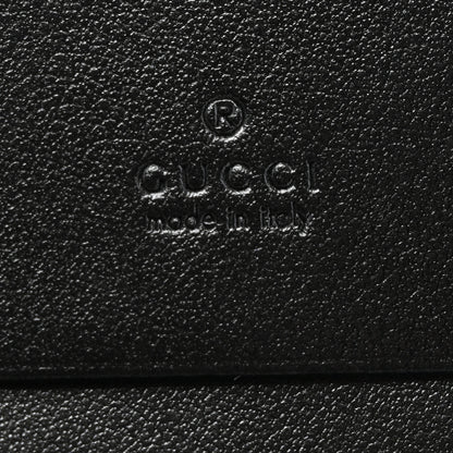 Gucci Calfskin Matelasse GG Marmont Card Case Wallet Black 6 of 8