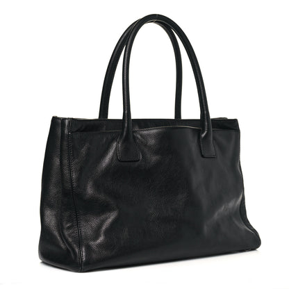 Chanel Calfskin Cerf Executive Shopper Tote Black 3 of 18