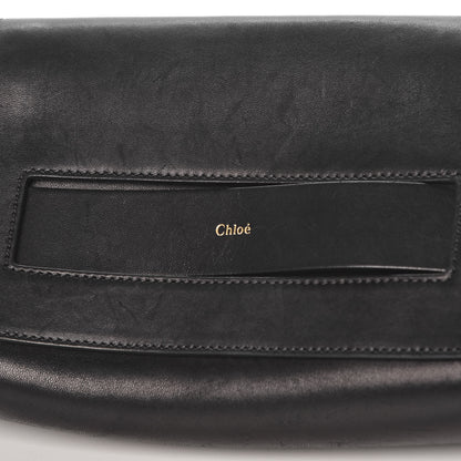 Chloe Lambskin Medium Elle Chain Clutch Black 12 of 13
