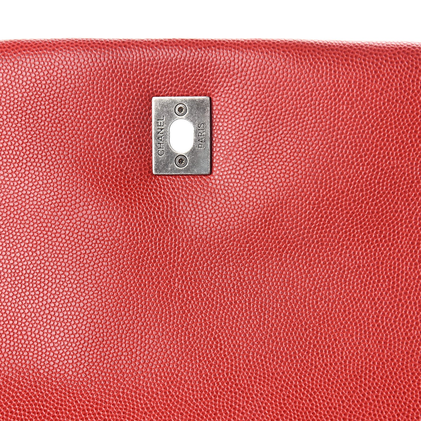 Caviar Quilted Medium Coco Handle Flap Red