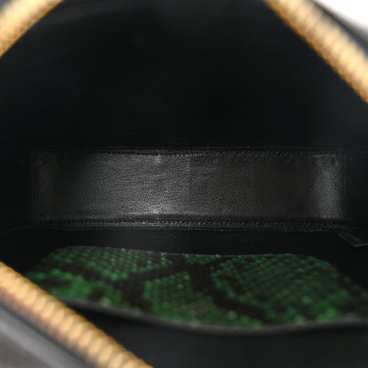 Mulberry Snakeskin Calfskin Camera Bag Green Black 5 of 9