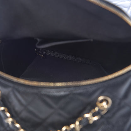 Chanel Caviar Quilted Large CC Day Backpack Black 5 of 10