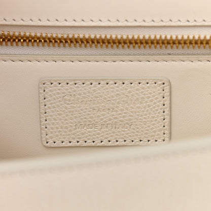 Christian Dior Ultra Matte Grained Calfskin 30 Montaigne Flap Bag White 5 of 11