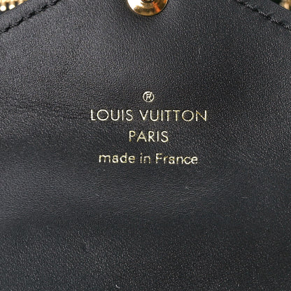 Louis Vuitton Calfskin Monogram Embossed Utility Crossbody Black 8 of 11