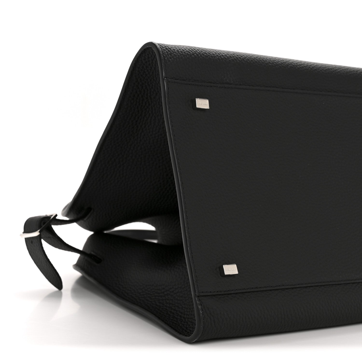 The Row Matte Grained Calfskin Soft Margaux 15 Black 8 of 11