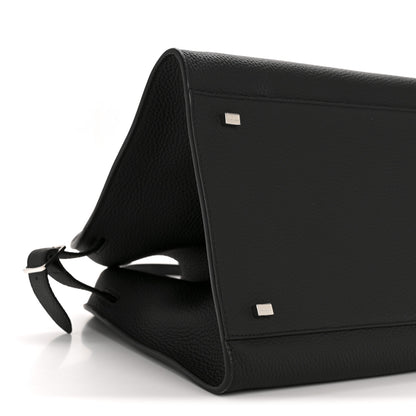 The Row Matte Grained Calfskin Soft Margaux 15 Black 8 of 11