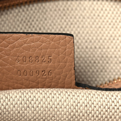 Gucci Pebbled Calfskin Large Soho Hobo Camelia 6 of 8