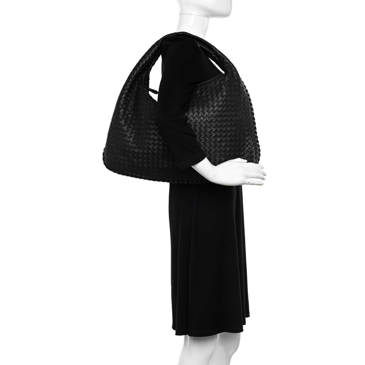 Bottega Veneta Nappa Intrecciato Large Veneta Hobo Black 2 of 10
