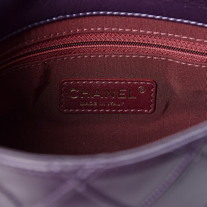 Chanel Calfskin Diamond Debossed Medium Cosmos Flap Purple 5 of 9