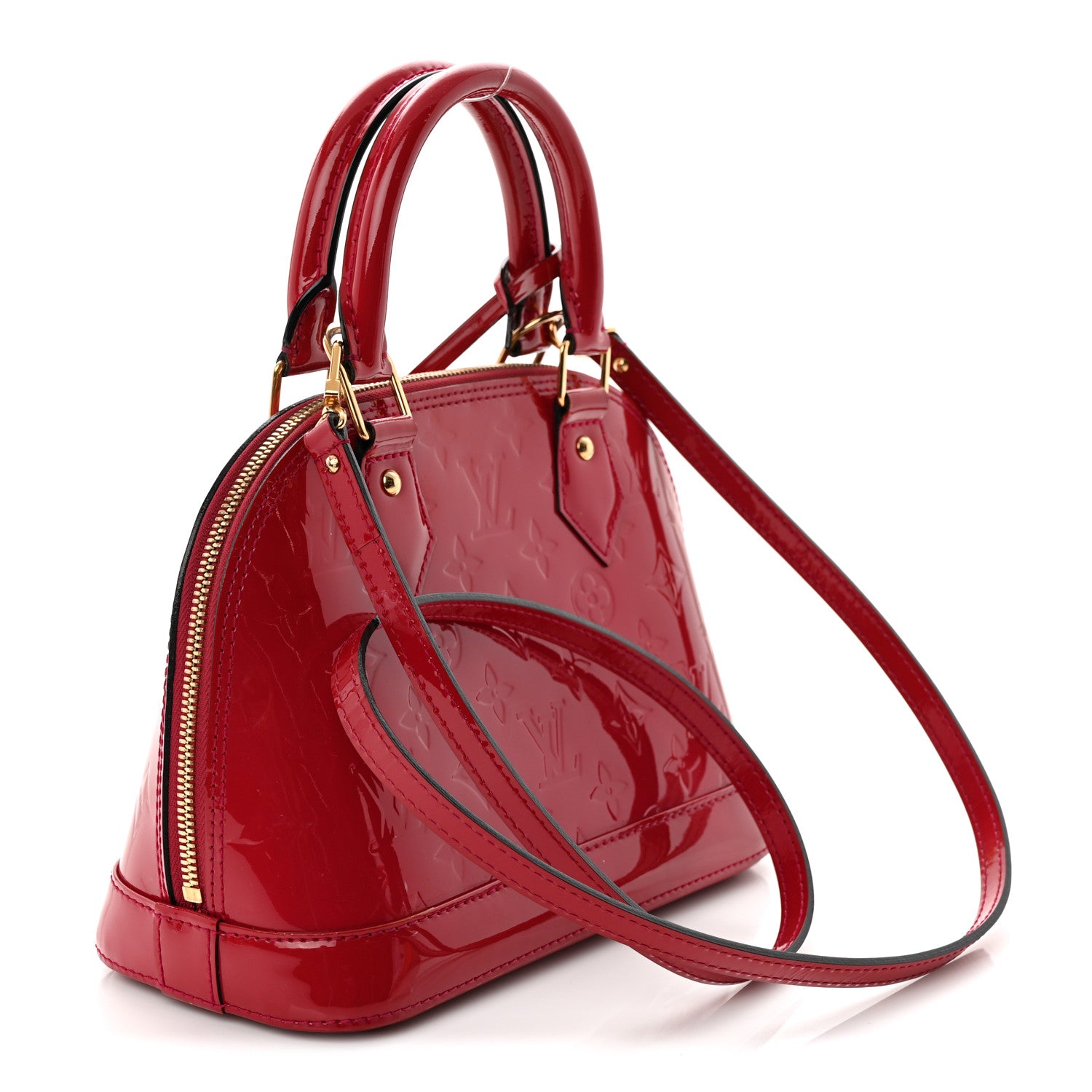Louis Vuitton Vernis Alma BB Rose Indien 3 of 11