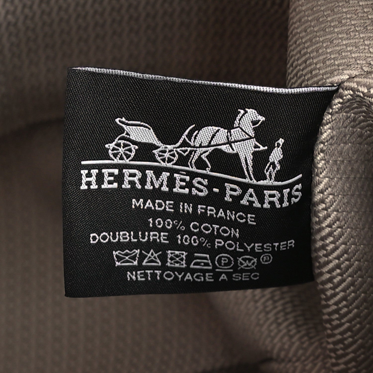 Hermes Canvas Small Bride-A-Brac Pouch Natural Orange 6 of 8