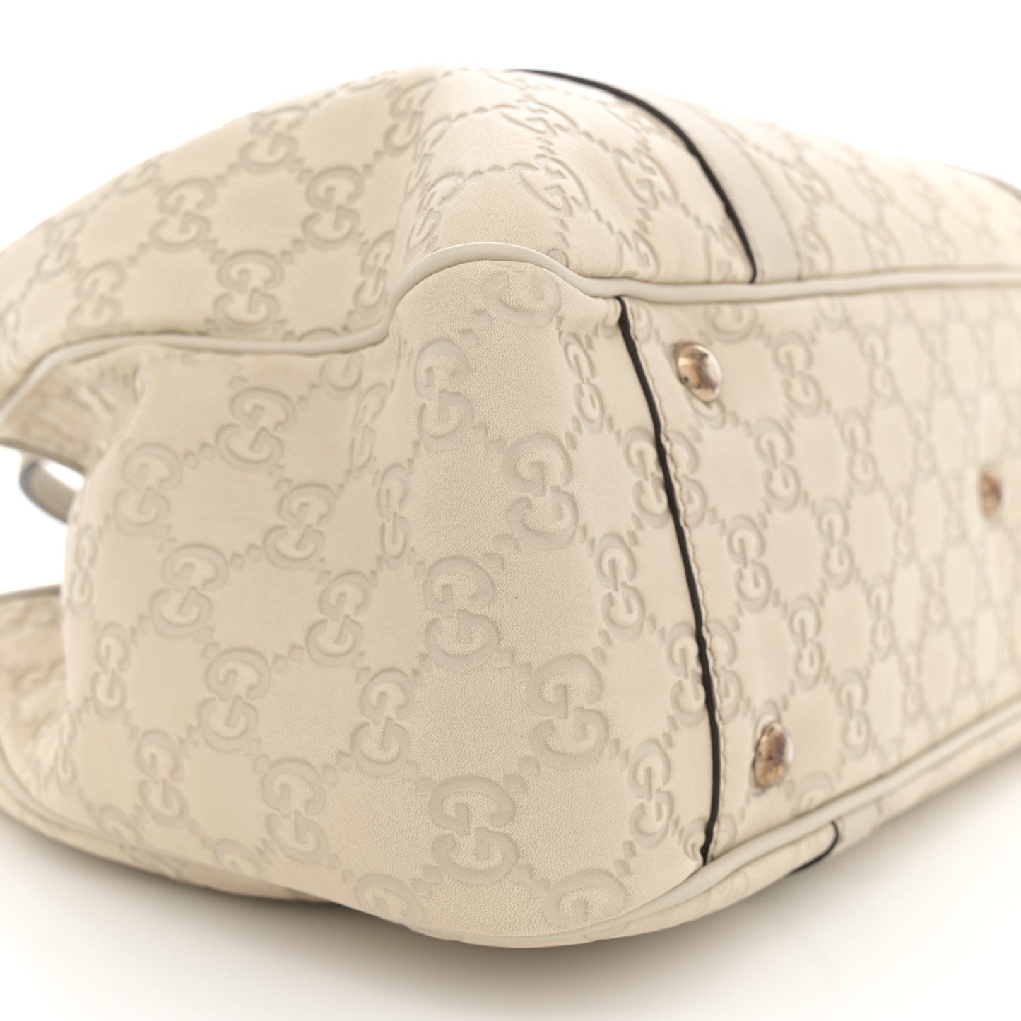 Guccissima Medium GG Twins Tote Off White