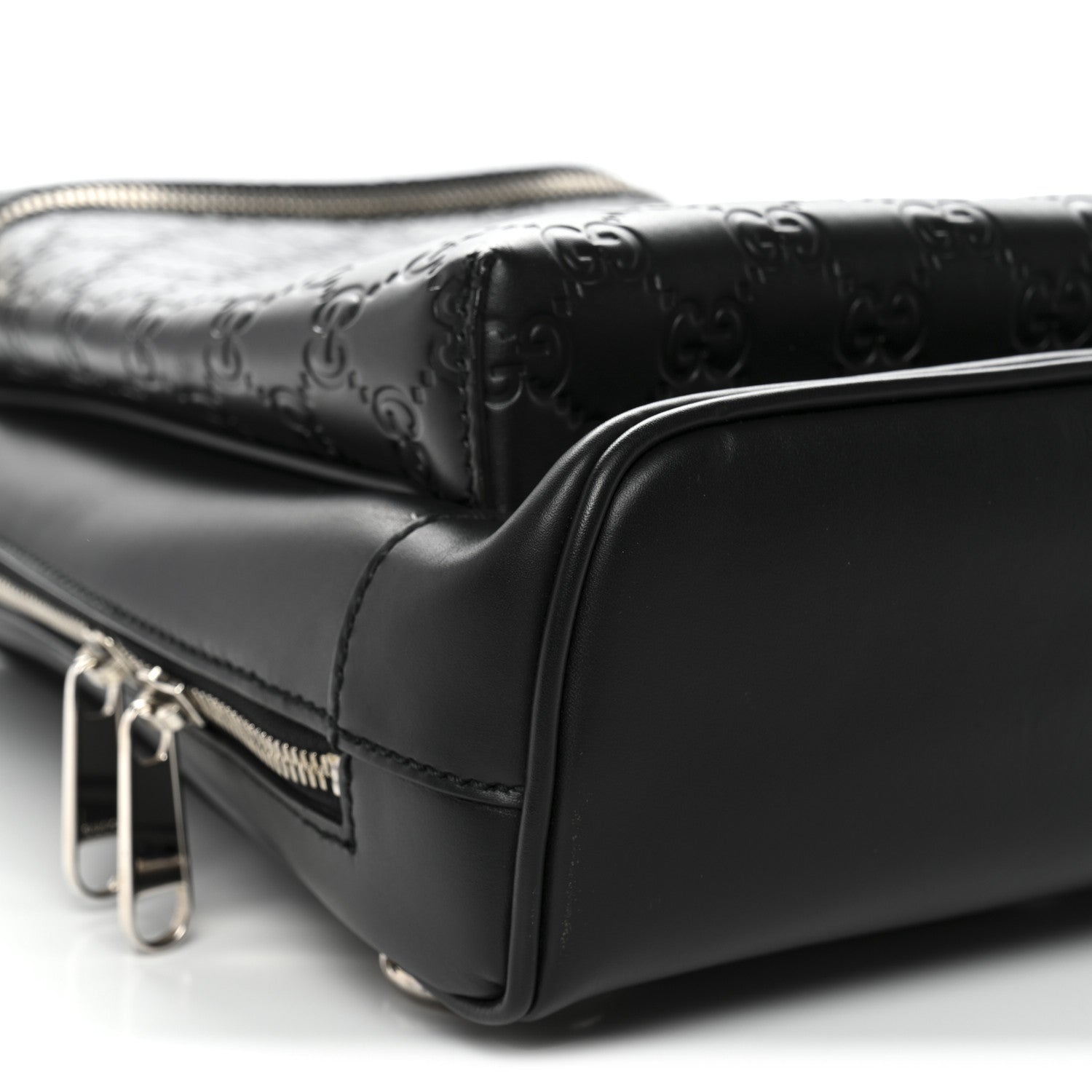 Gucci Guccissima Sling Backpack Black 10 of 11