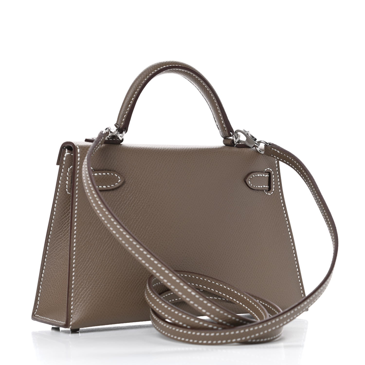 Hermes Epsom Mini Kelly Sellier 20 Etoupe 2 of 8