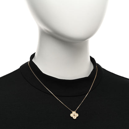 Van Cleef & Arpels 18K Yellow Gold Vintage Alhambra Pendant Necklace 2 of 5