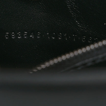 Balenciaga Shiny Box Calfskin Graffiti Logo Small Hourglass Top Handle Bag Black Silver 7 of 14