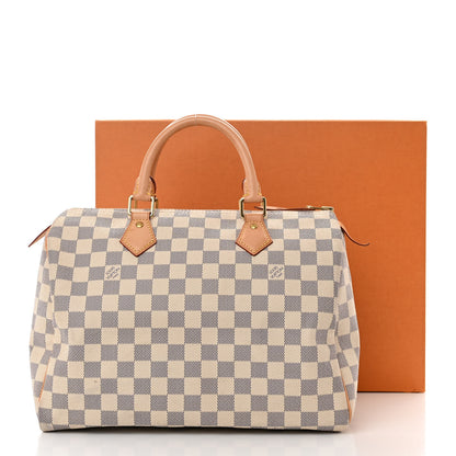 Louis Vuitton Damier Azur Speedy 30 18 of 18