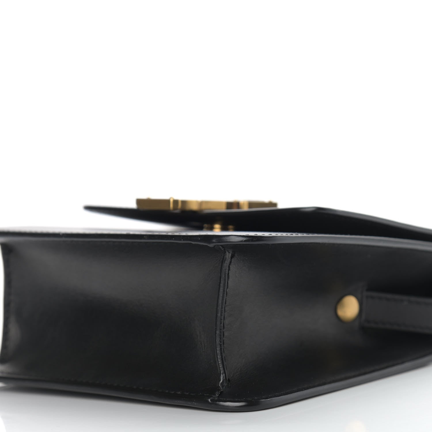 Saint Laurent Smooth Calfskin North South Kaia Satchel Black 10 of 12