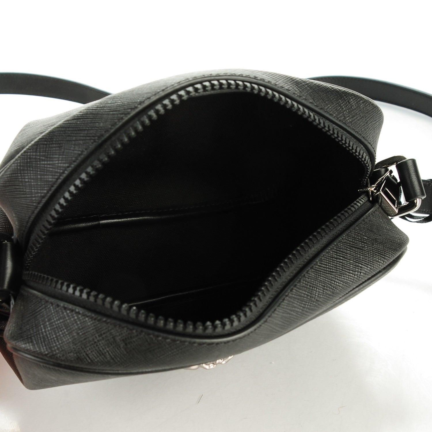 Versace Grained Calfskin Palazzo Camera Bag Black 5 of 6