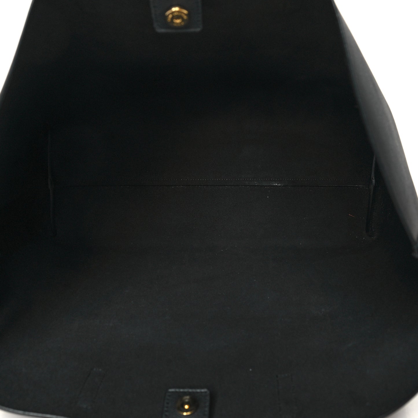 Calfskin Large Shopping Tote Black