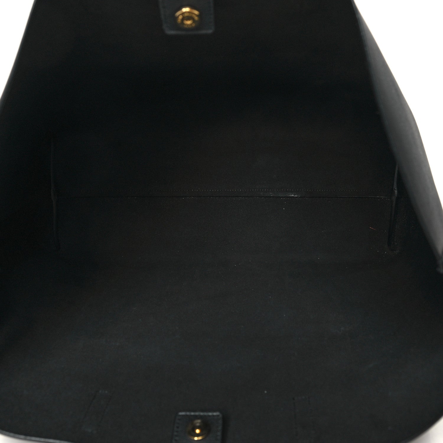 Saint Laurent Calfskin Large Shopping Tote Black 6 of 14