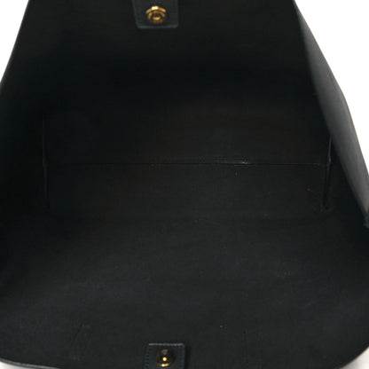 Saint Laurent Calfskin Large Shopping Tote Black 6 of 14