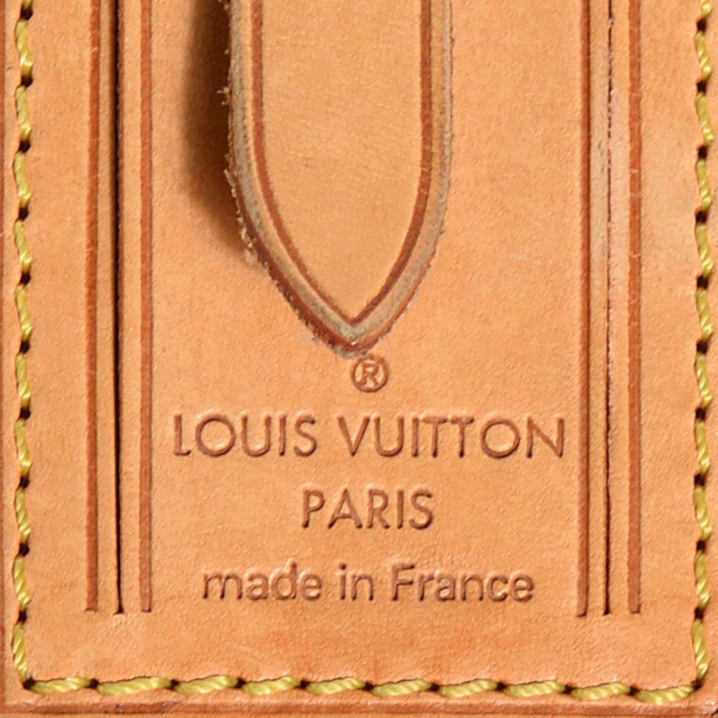 Vachetta Luggage Tag