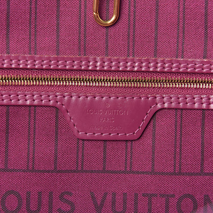 Louis Vuitton Monogram Totem Neverfull MM Magenta 6 of 11